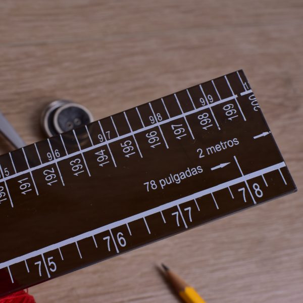 REGLA DE 1 MTS X 5 CM x UNIDAD - Imagen 2